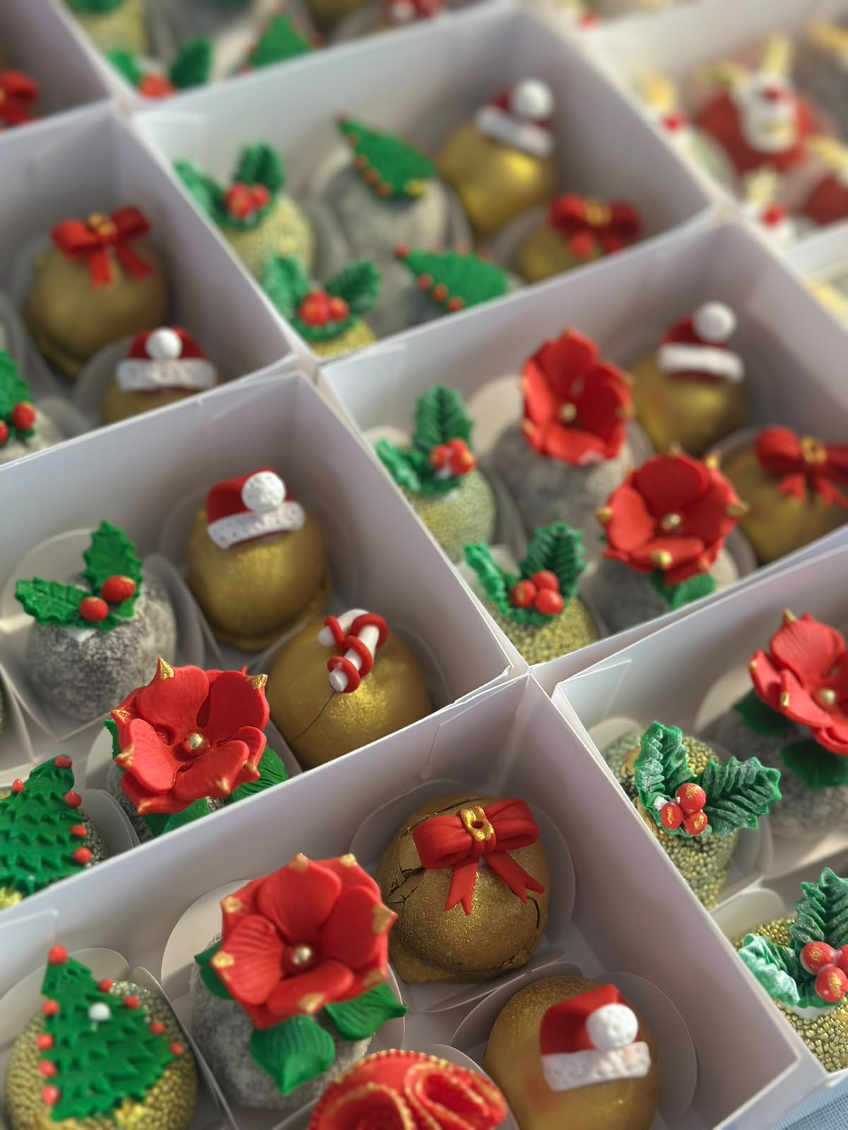 Caja de 6 Bombones Navideños