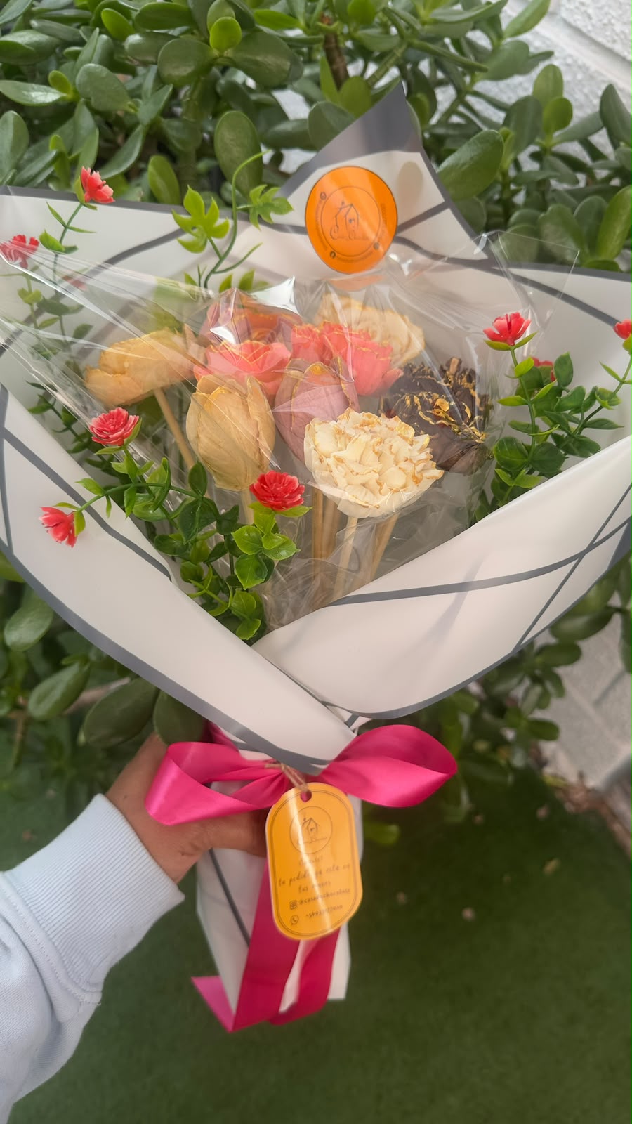 Flores de Chocolate